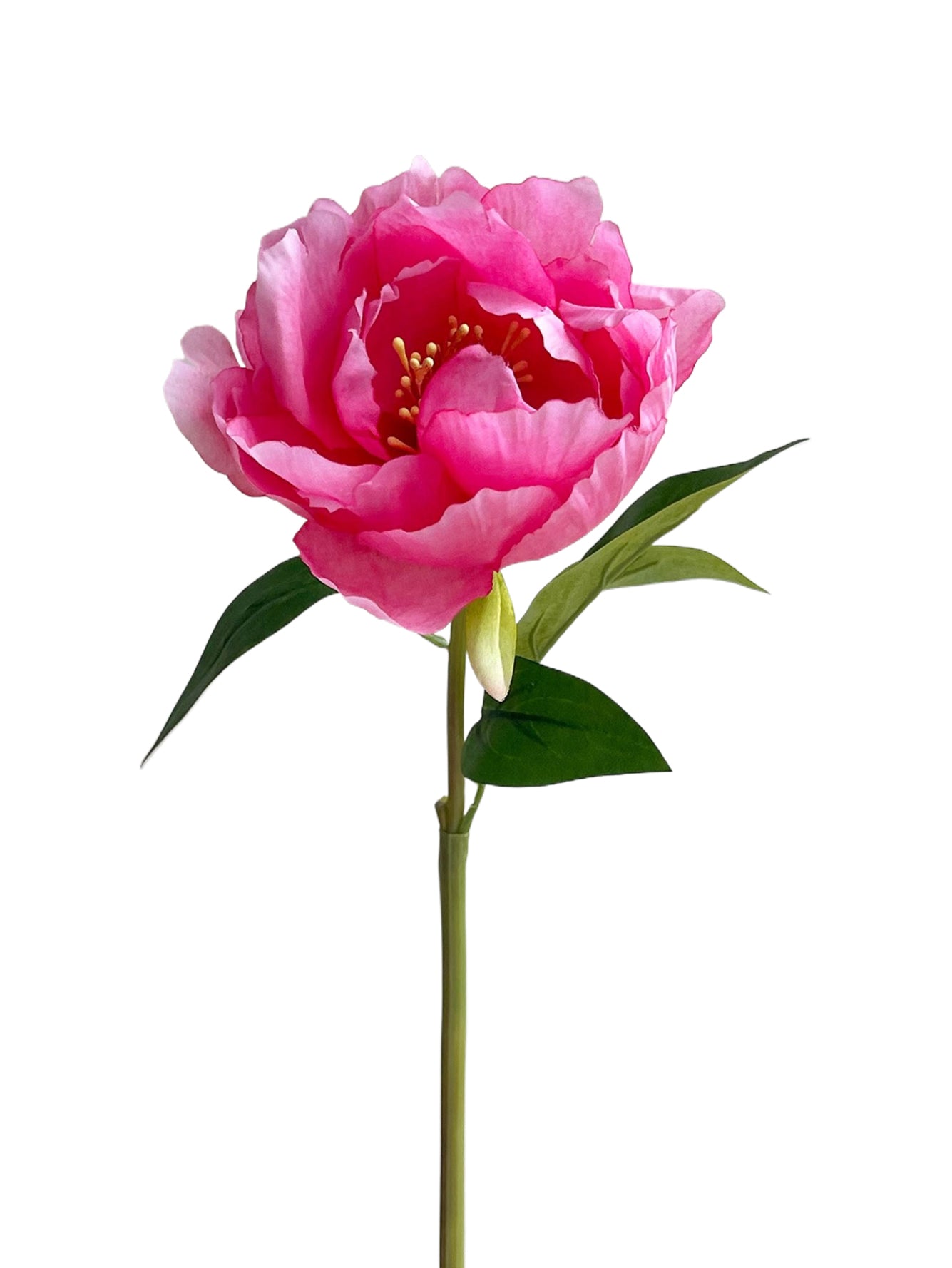 Artificial Peony Flowers in Oil Painting Look  -18.5"