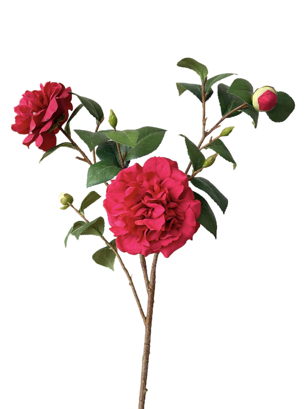 Faux Camellia Flowers -22.8"