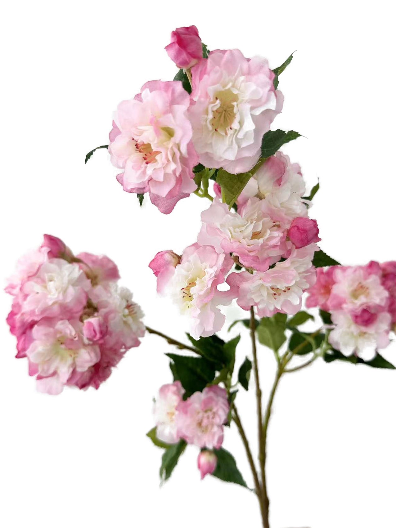 Artificial pink Nara cherry blossom flowers- 35.4"