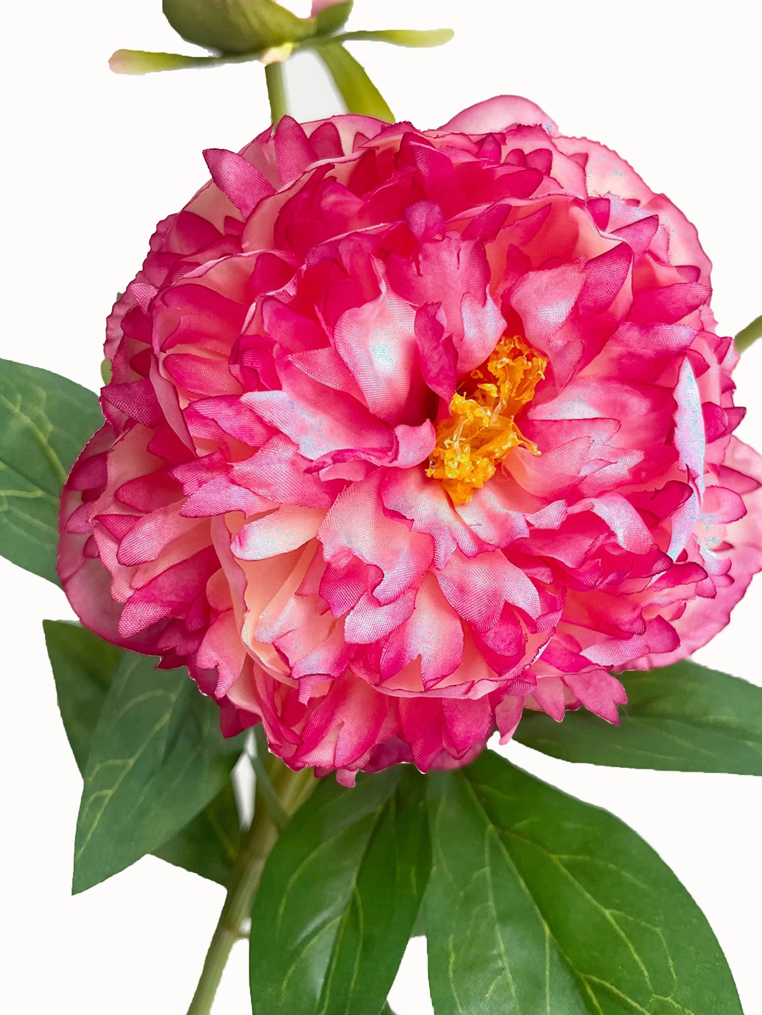 A bunch of artificial peony flowers with 3 blooms-29.5 "