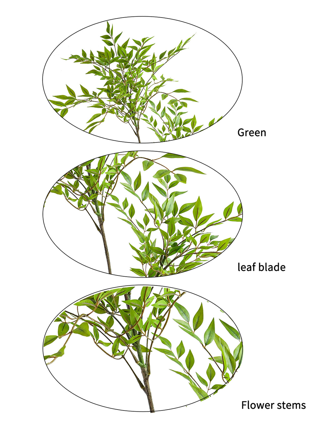 Artificial Nandina domestica with large branches - 44"