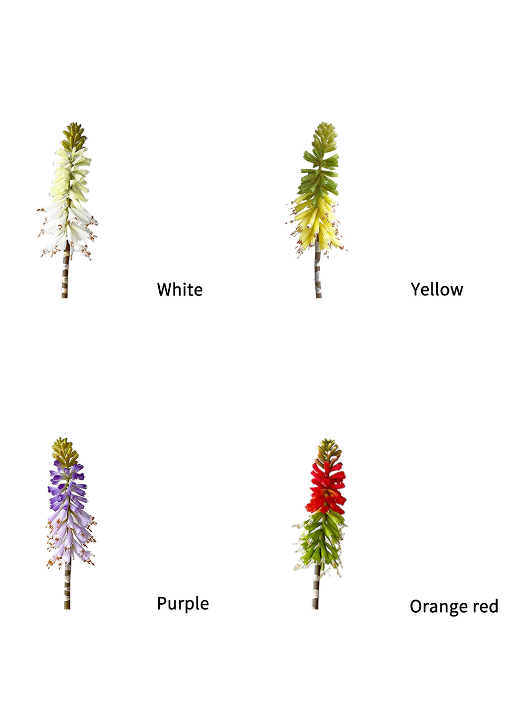 Gorgeous Artificial Torch Lily-27.1"