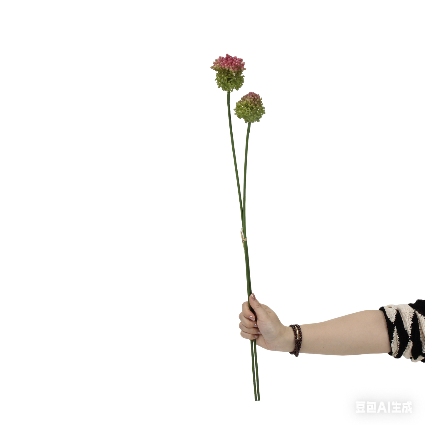 Faux Allium Bush - 27.8"