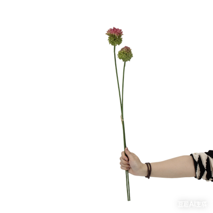 Faux Allium Bush - 27.8"