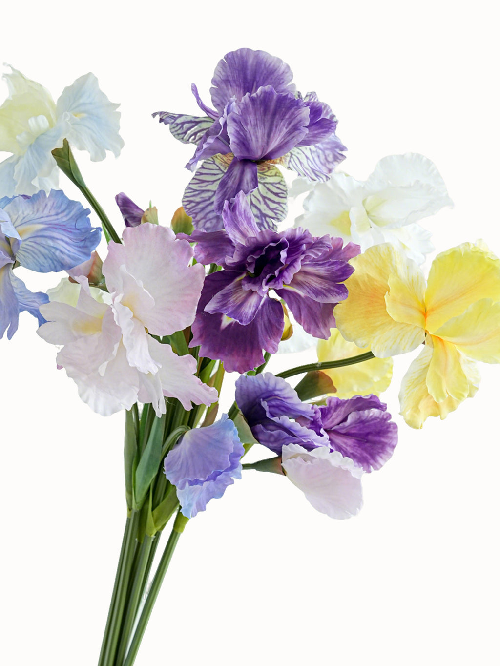 Artificial Iris Flowers of Luxurious Quality-31.1"