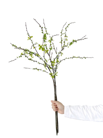 Artificial Fake Flowers Faux Snow Willow -34.6"