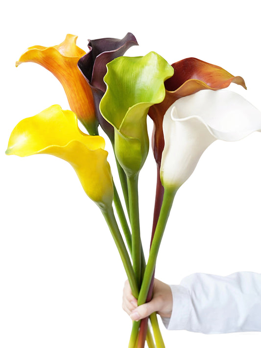 Luxurious artificial calla lilies- 29.5"