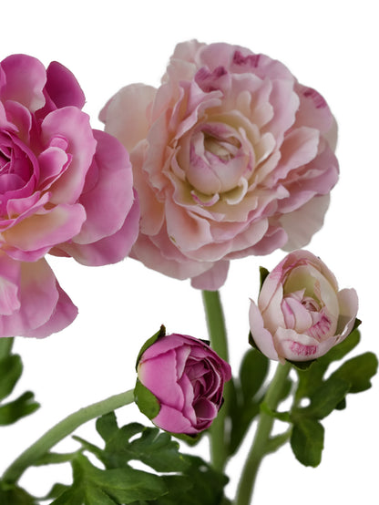 Faux Ranunculus Flower -20.8"