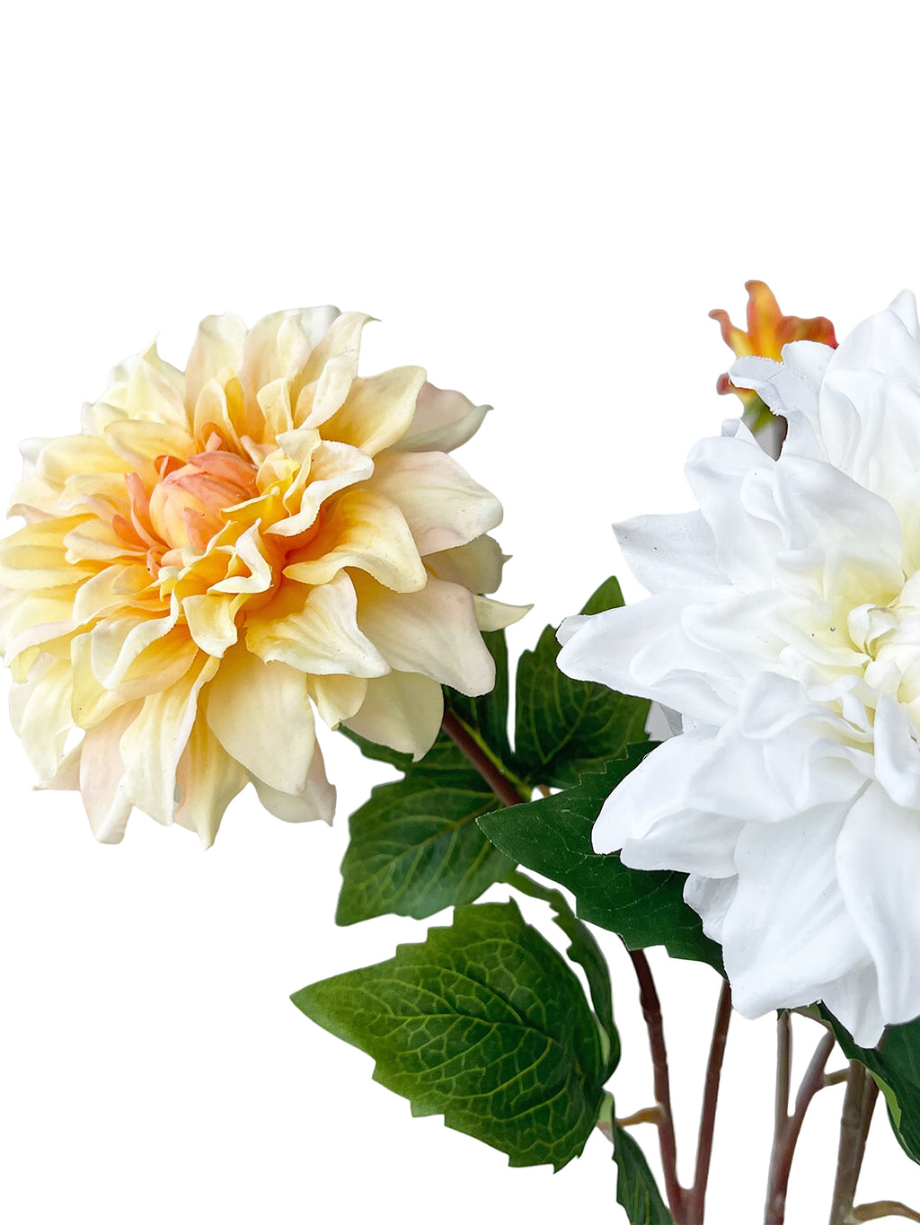 Artificial dahlia flowers with a realistic touch - 23.6"