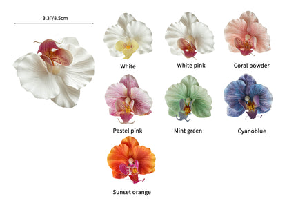 Fake Phalaenopsis petal in creamy color -3.34"