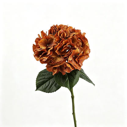 Premium Artificial Single‑Stem Large Hydrangea‑25.5"