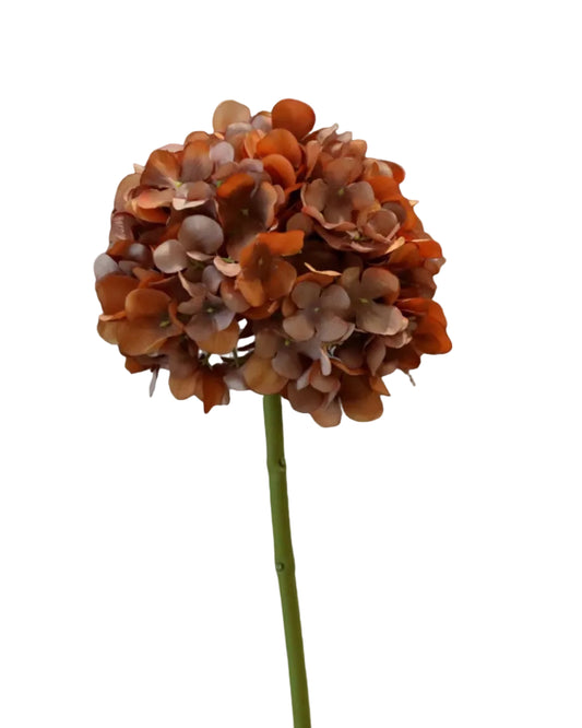 Faux Hydrangea Single Stem - 17.3"