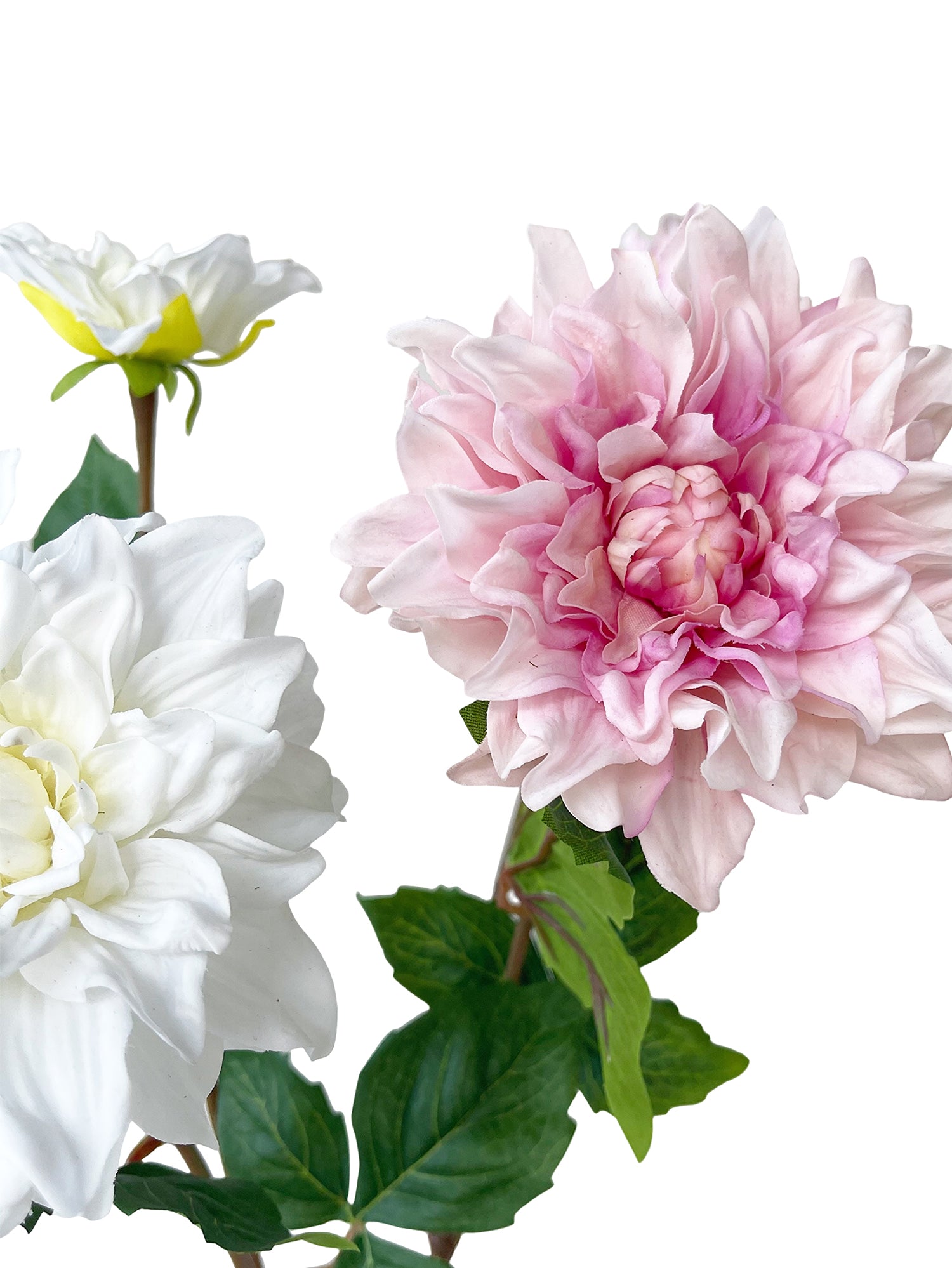 Artificial dahlia flowers with a realistic touch - 23.6"