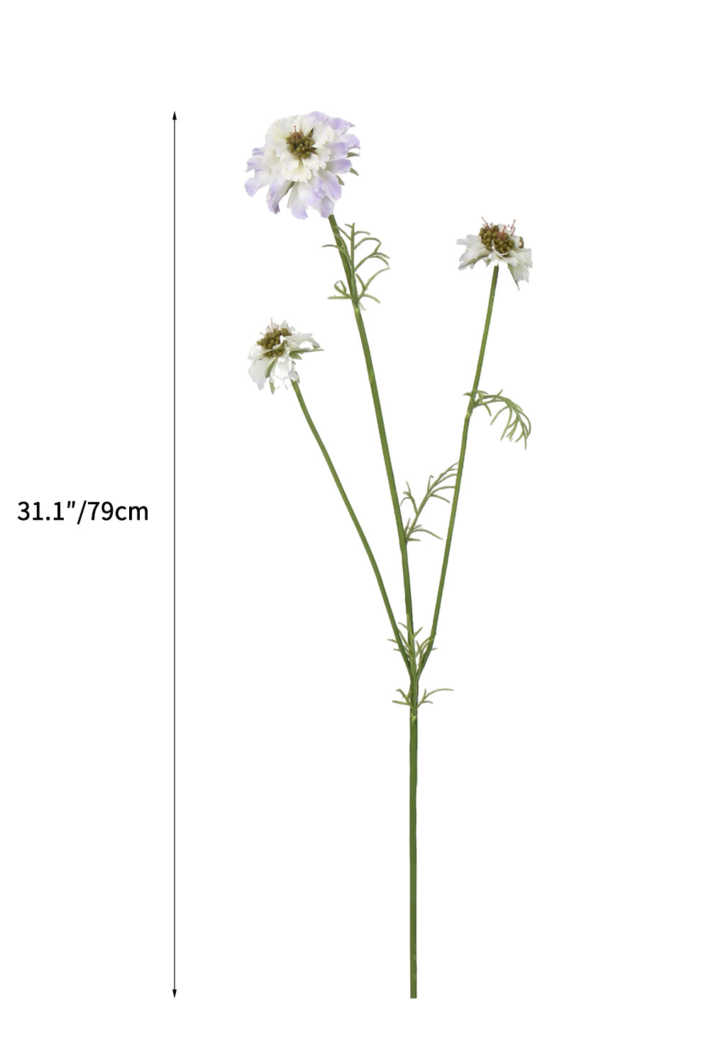 Faux Multi-Head Scabiosa Spray - 31.1"