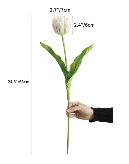 Faux Large Bloom Tulip Stem - 24.8"