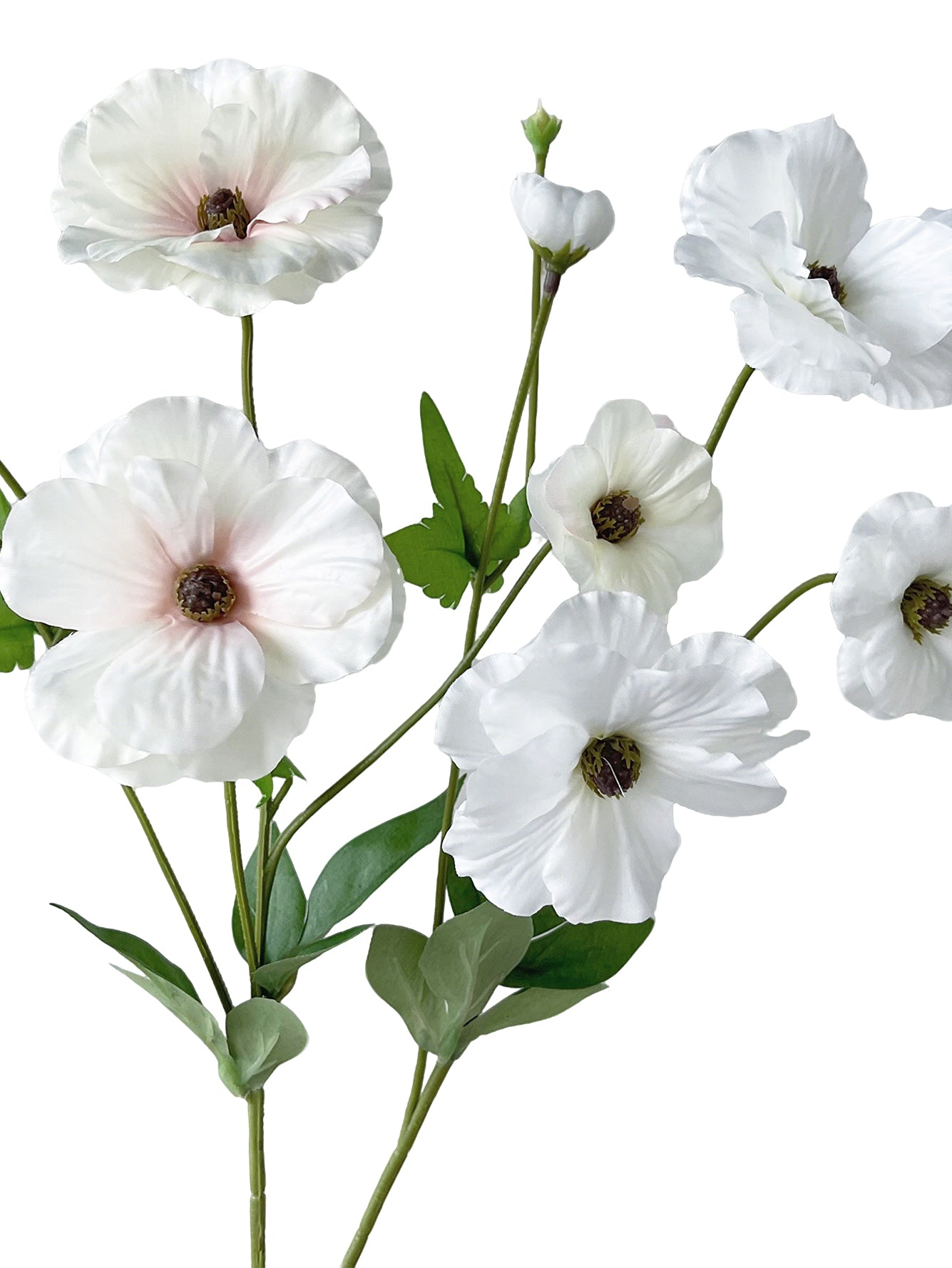 Luxurious Artificial Ranunculus asiaticus with Butterflies-19.6"