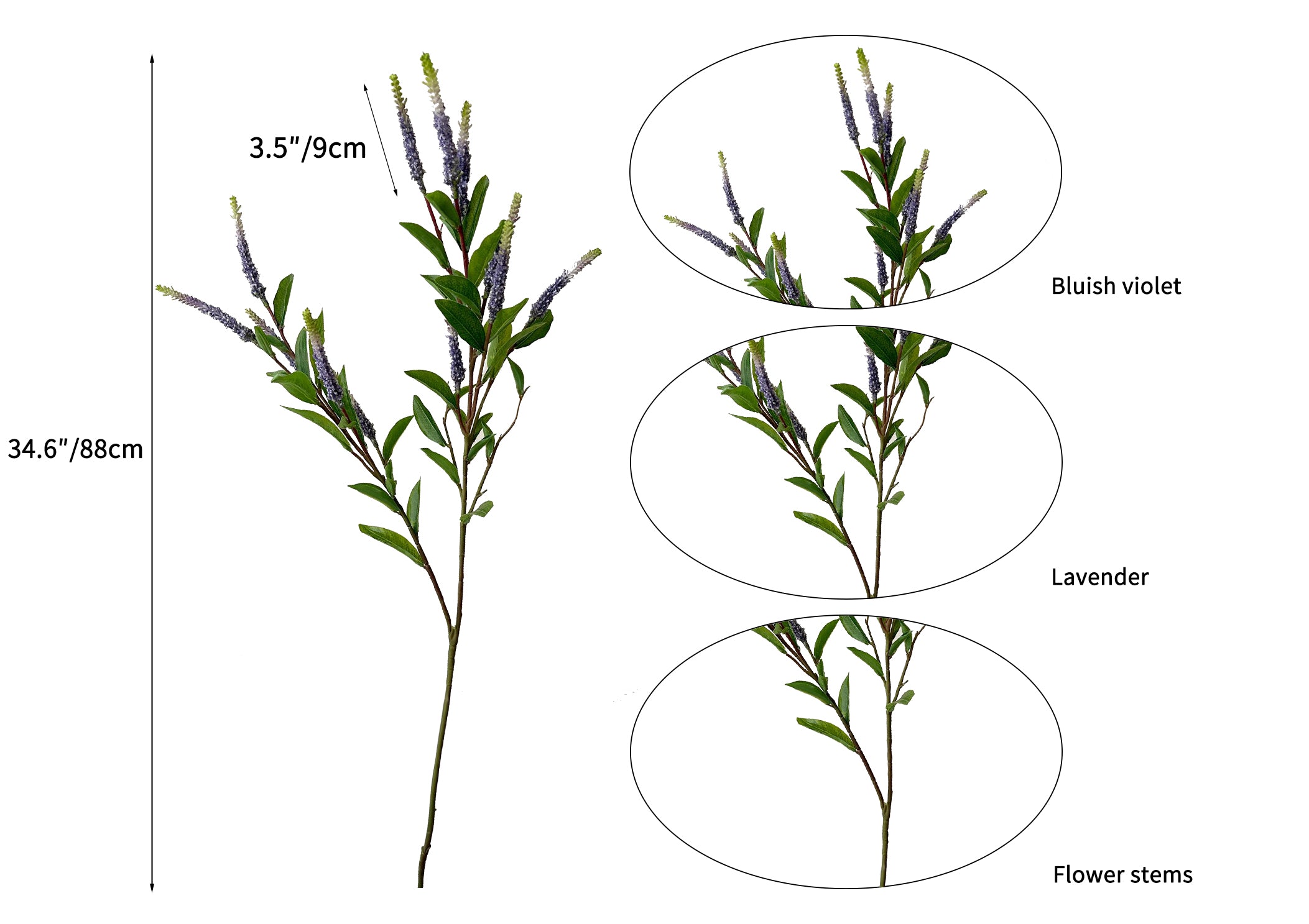 Artificial Purple Sage-34.6"