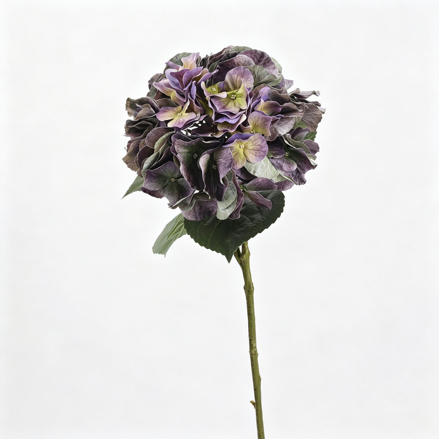 Premium Artificial Single‑Stem Large Hydrangea‑25.5"