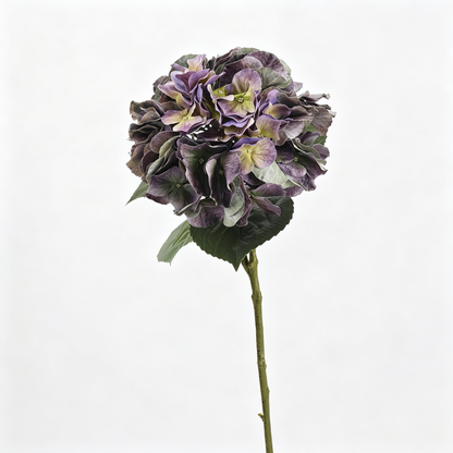 Premium Artificial Single‑Stem Large Hydrangea‑25.5"