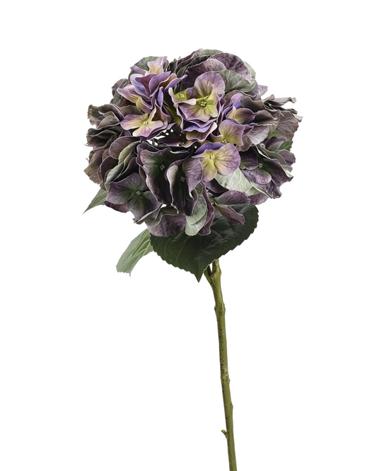 Premium Artificial Single‑Stem Large Hydrangea‑25.5"