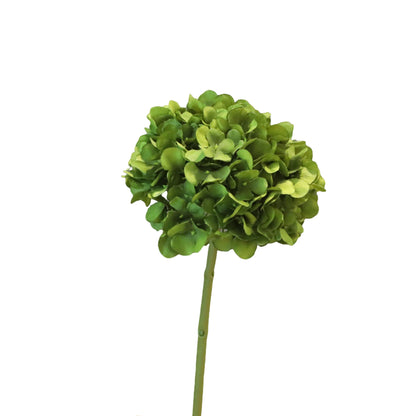 Faux Hydrangea Single Stem - 17.3"