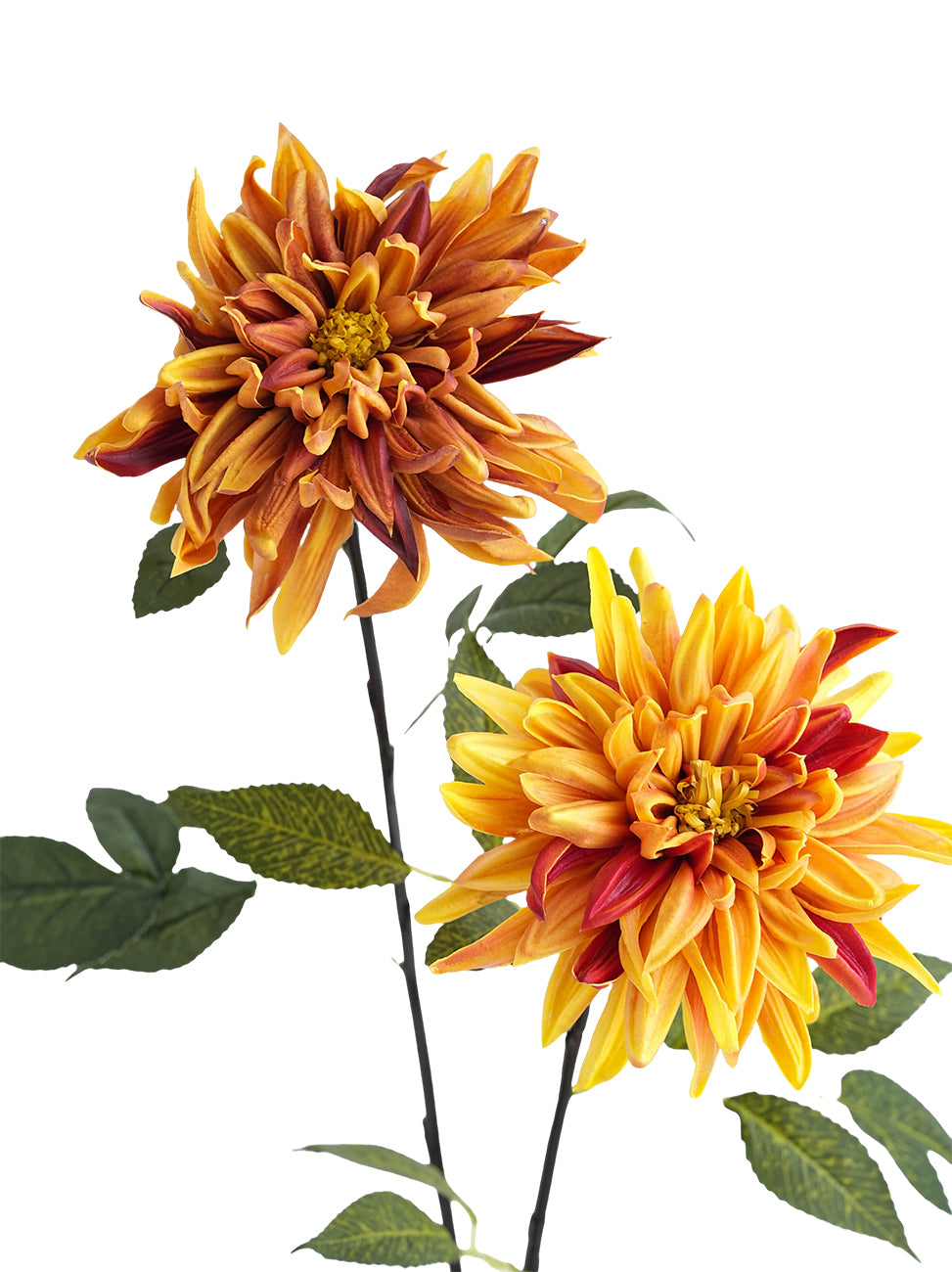 Artificial dahlias with a real touch-27.5"