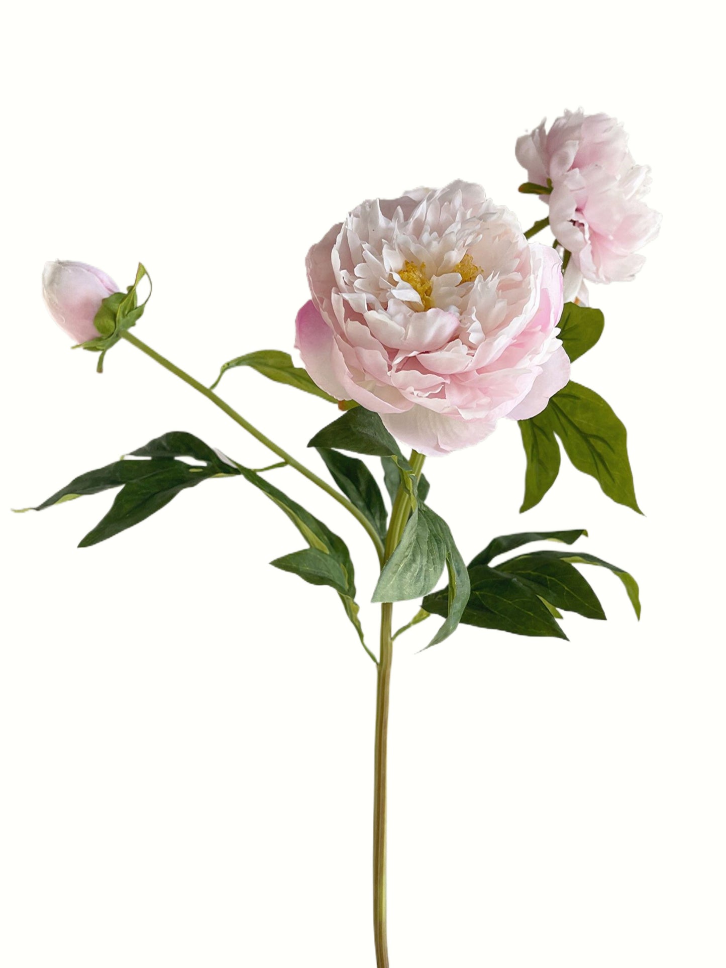A bunch of artificial peony flowers with 3 blooms-29.5 "