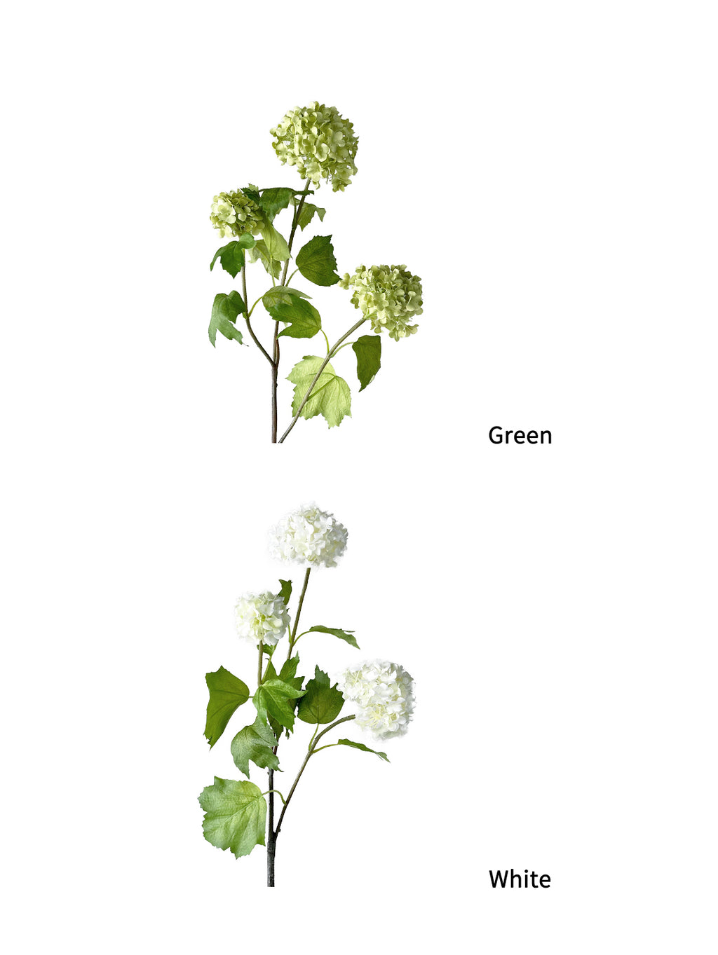 Artificial simulated Viburnum macrocephalum flowers-27.5 "
