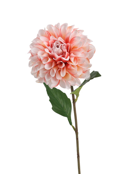 Faux Single-Bloom Dahlia Stem - 20.8"