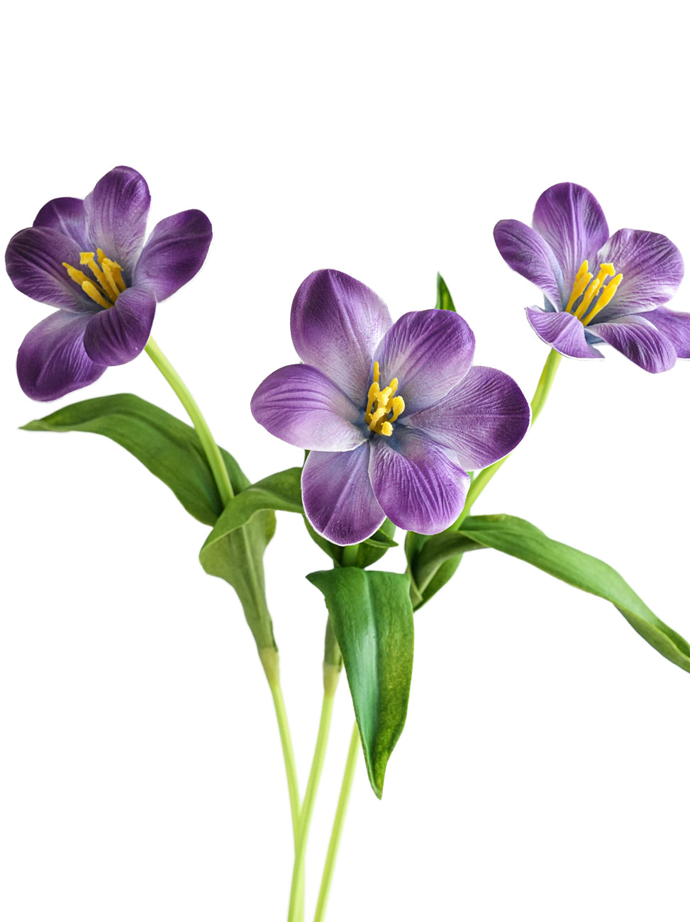 Artificial flowering tulips with a realistic tactile feel-19.6"
