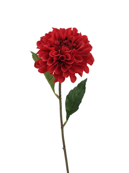 Faux Single-Bloom Dahlia Stem - 20.8"