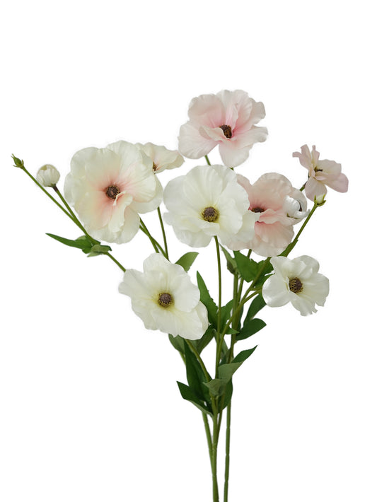Luxurious Artificial Ranunculus asiaticus with Butterflies-19.6"