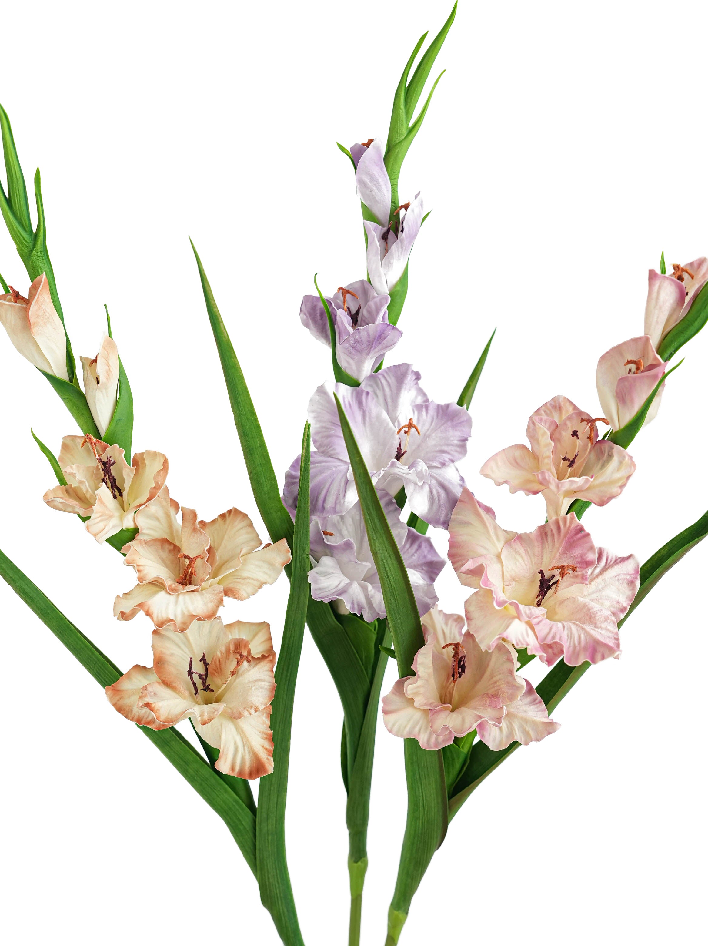 Artificial gladiolus flowers with a realistic touch-32.6"