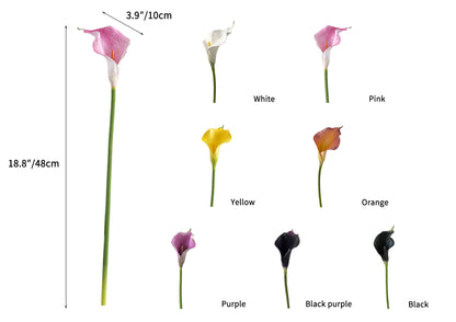 Artificial Calla Lily in Soft Tones-18.8"