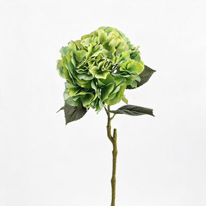Premium Artificial Single‑Stem Large Hydrangea‑25.5"