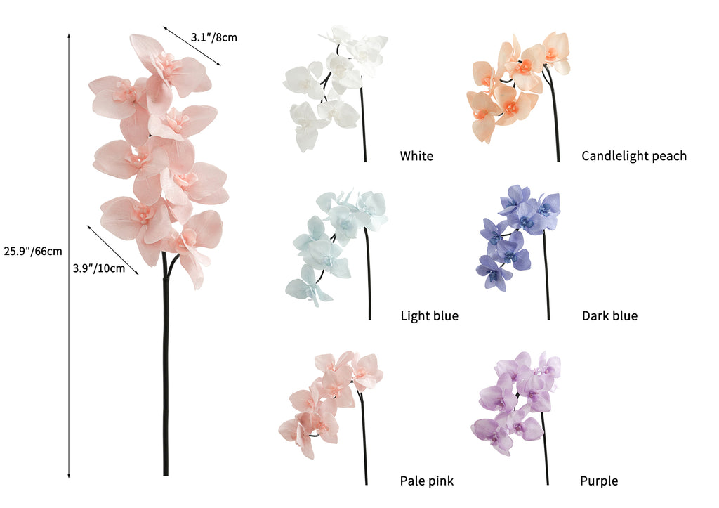 Real-touch artificial Phalaenopsis orchids-26"