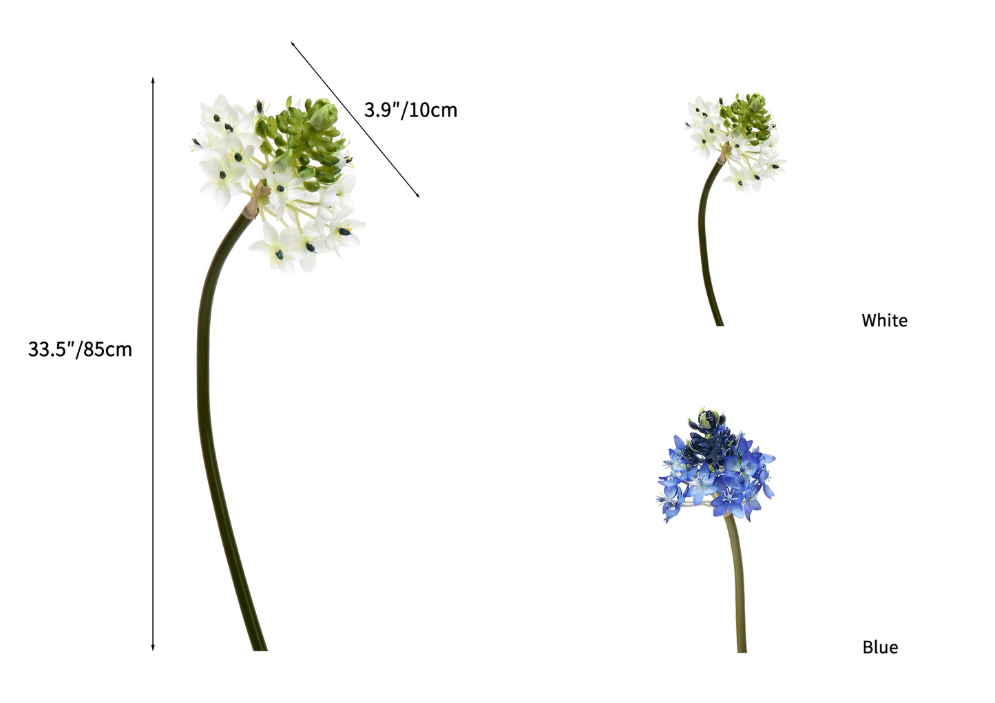 Faux Star of Bethlehem Stem - 33.5"