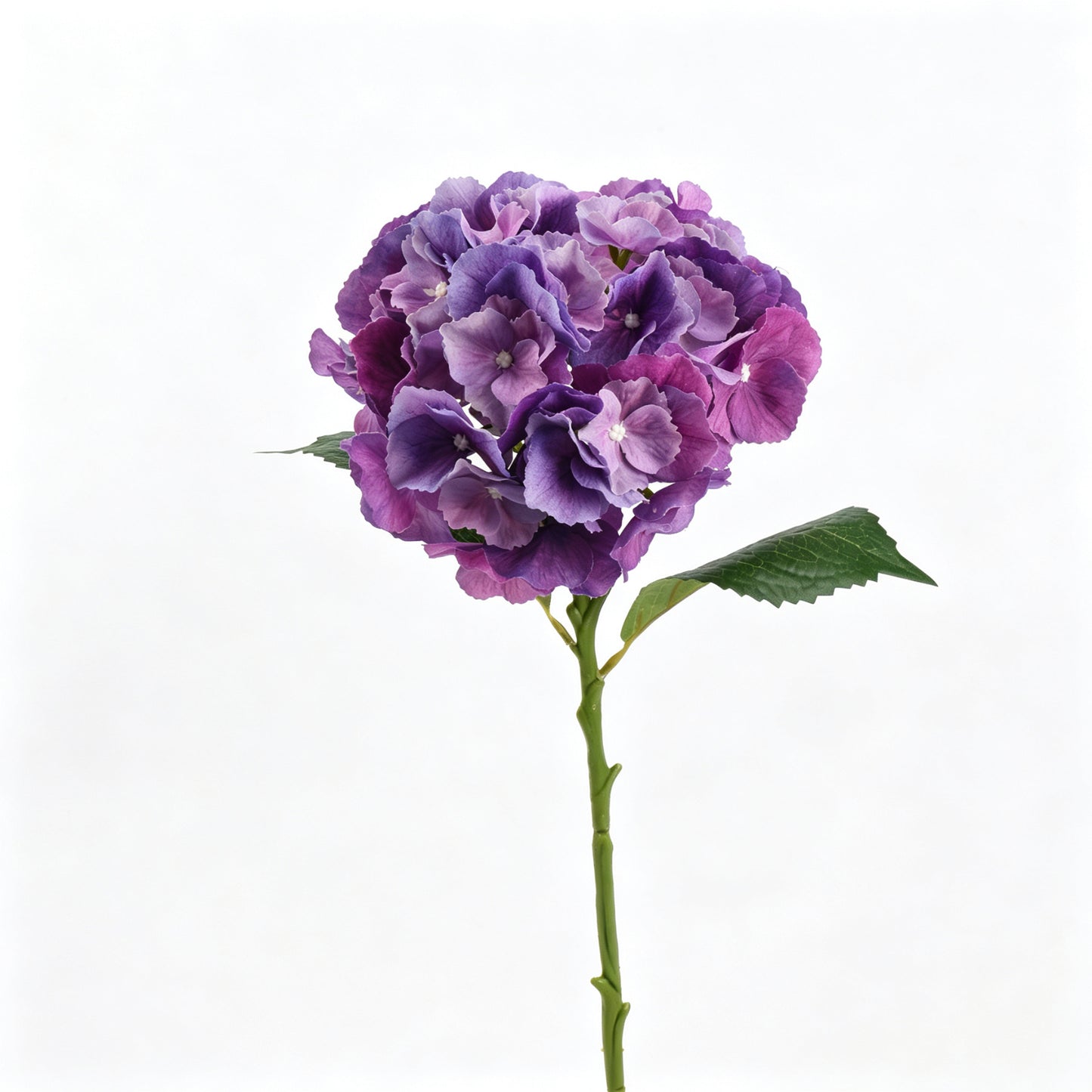 Artificial Real Touch Hydrangea Stem - 20.5"