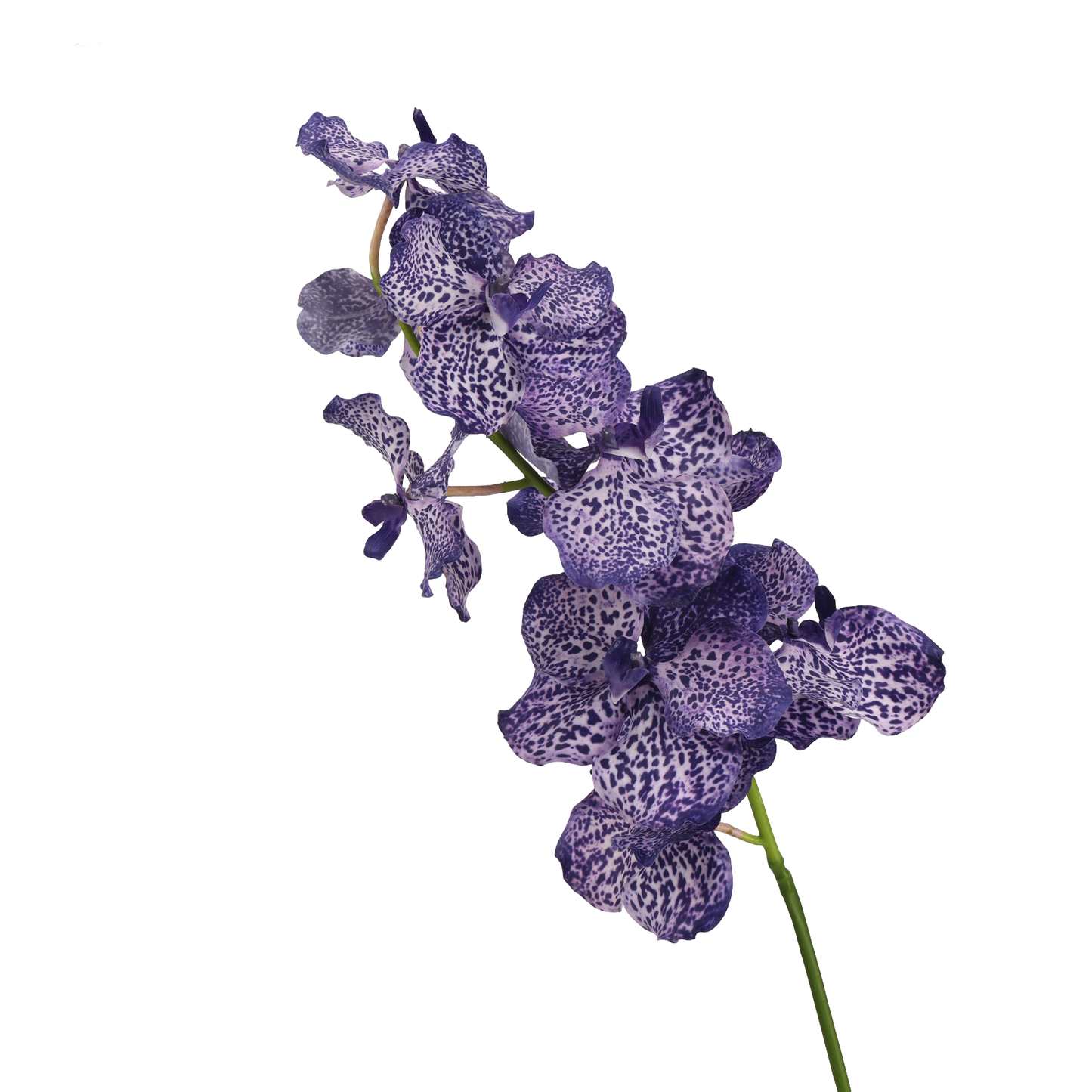High‑Quality Real‑Touch Artificial Vanda Multi‑Blossom Stem‑33.8"
